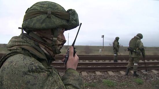 Russia Ukraine Military Operation Armored Train