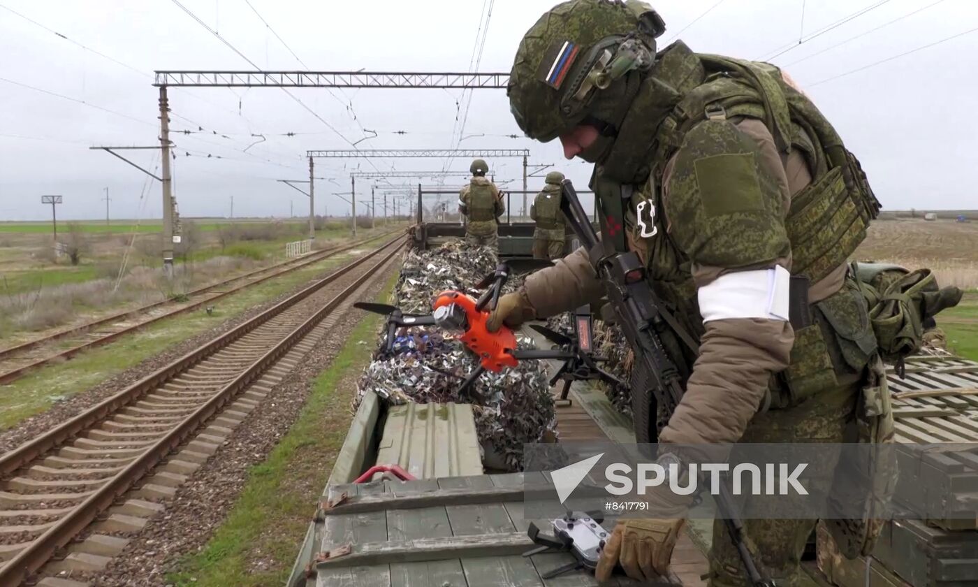 Russia Ukraine Military Operation Armored Train