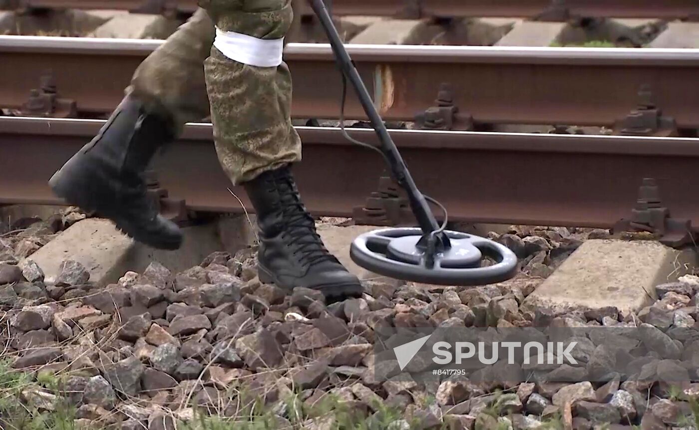 Russia Ukraine Military Operation Armored Train