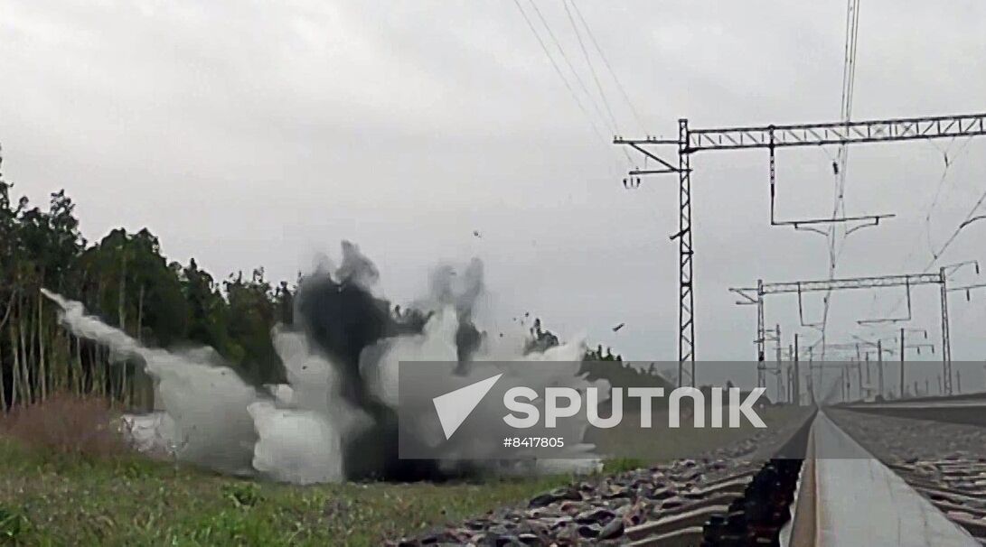 Russia Ukraine Military Operation Armored Train