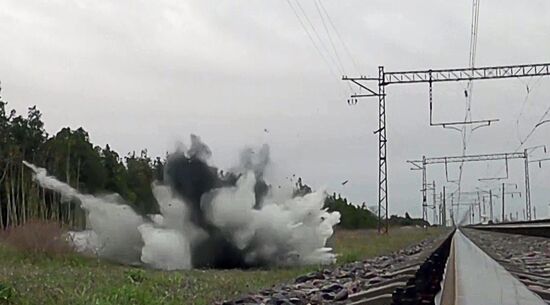 Russia Ukraine Military Operation Armored Train