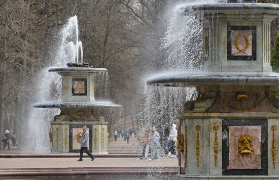 Russia Fountain Season