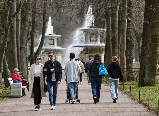 Russia Fountain Season