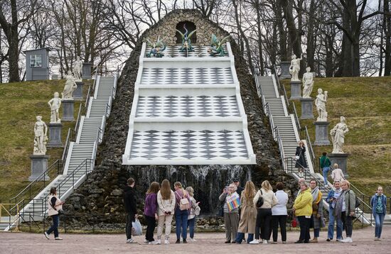 Russia Fountain Season