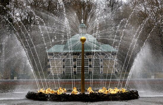 Russia Fountain Season