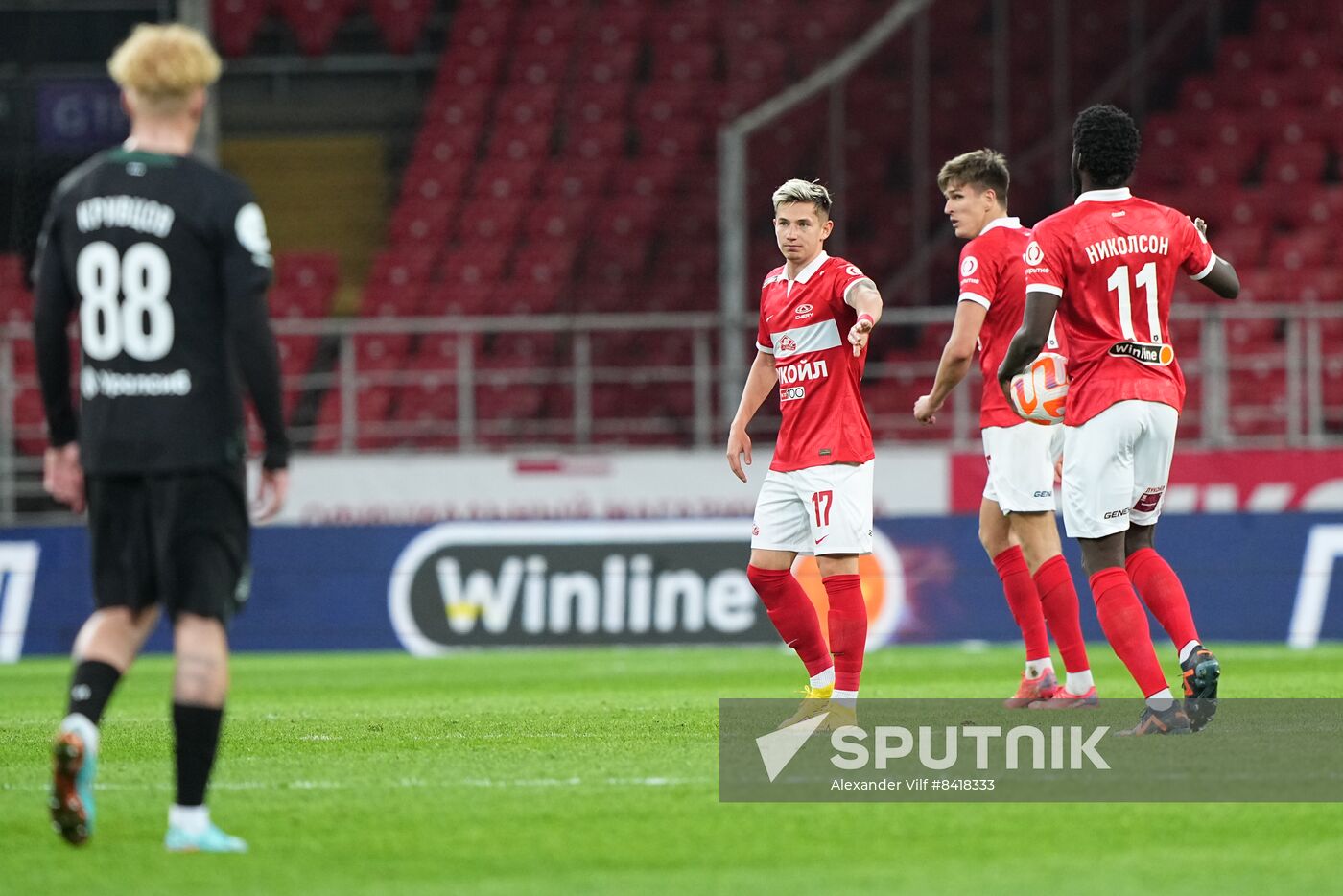 Russia Soccer Premier-League Spartak - Krasnodar