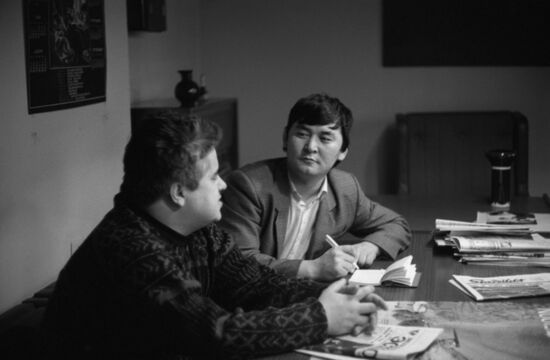 Mongolian journalist in Tallinn