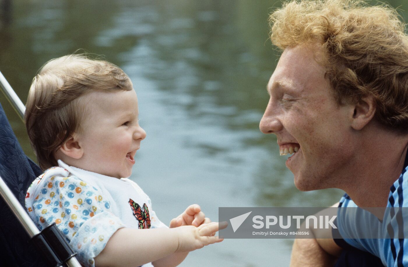 Speed skater Oleg Bozhev