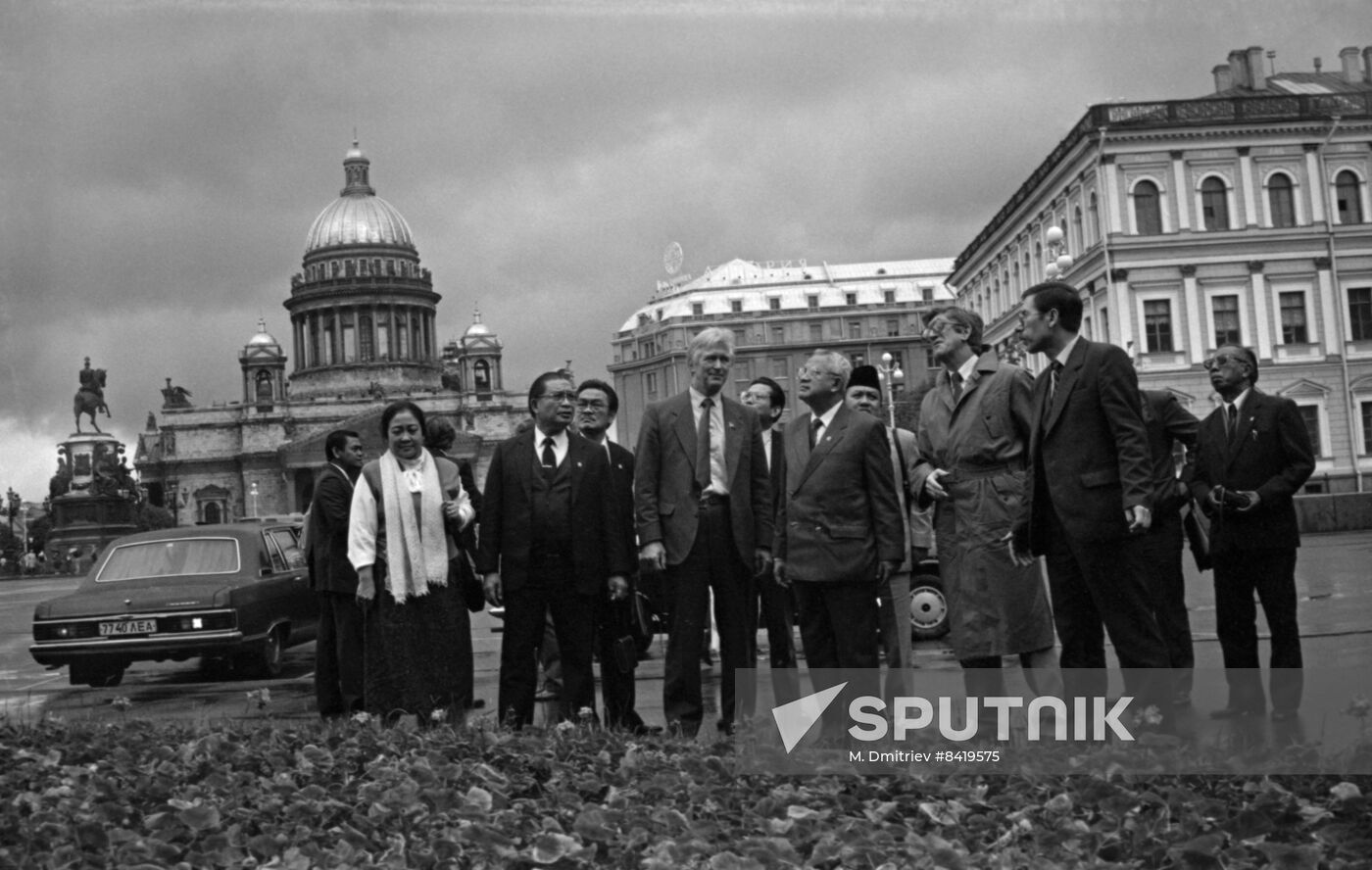 Indonesian parliamentary delegation in Leningrad
