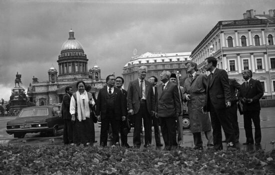 Indonesian parliamentary delegation in Leningrad