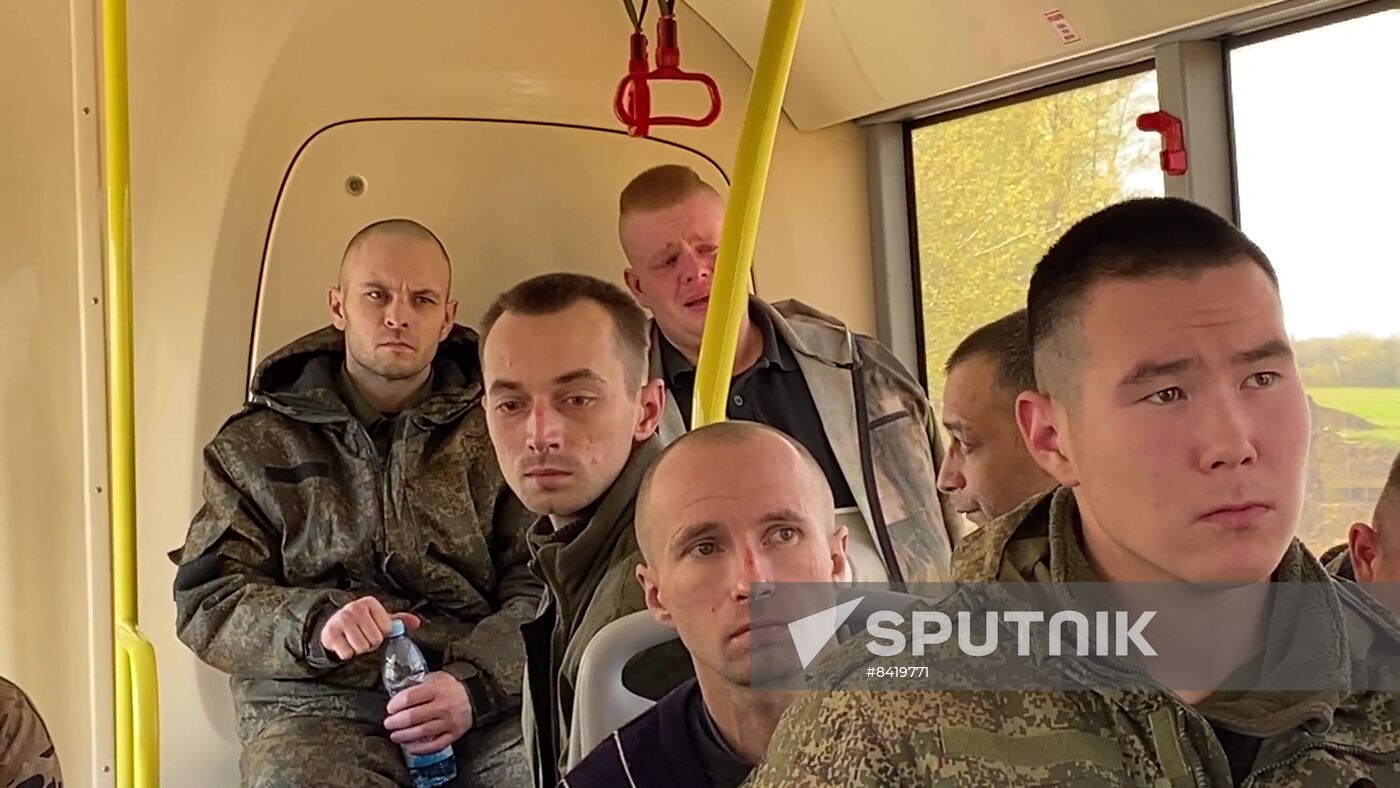 Russia Ukraine Military Operation POW Exchange