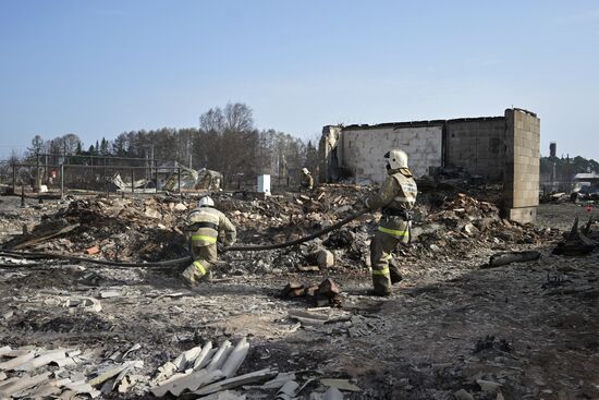 Russia Fire Damage