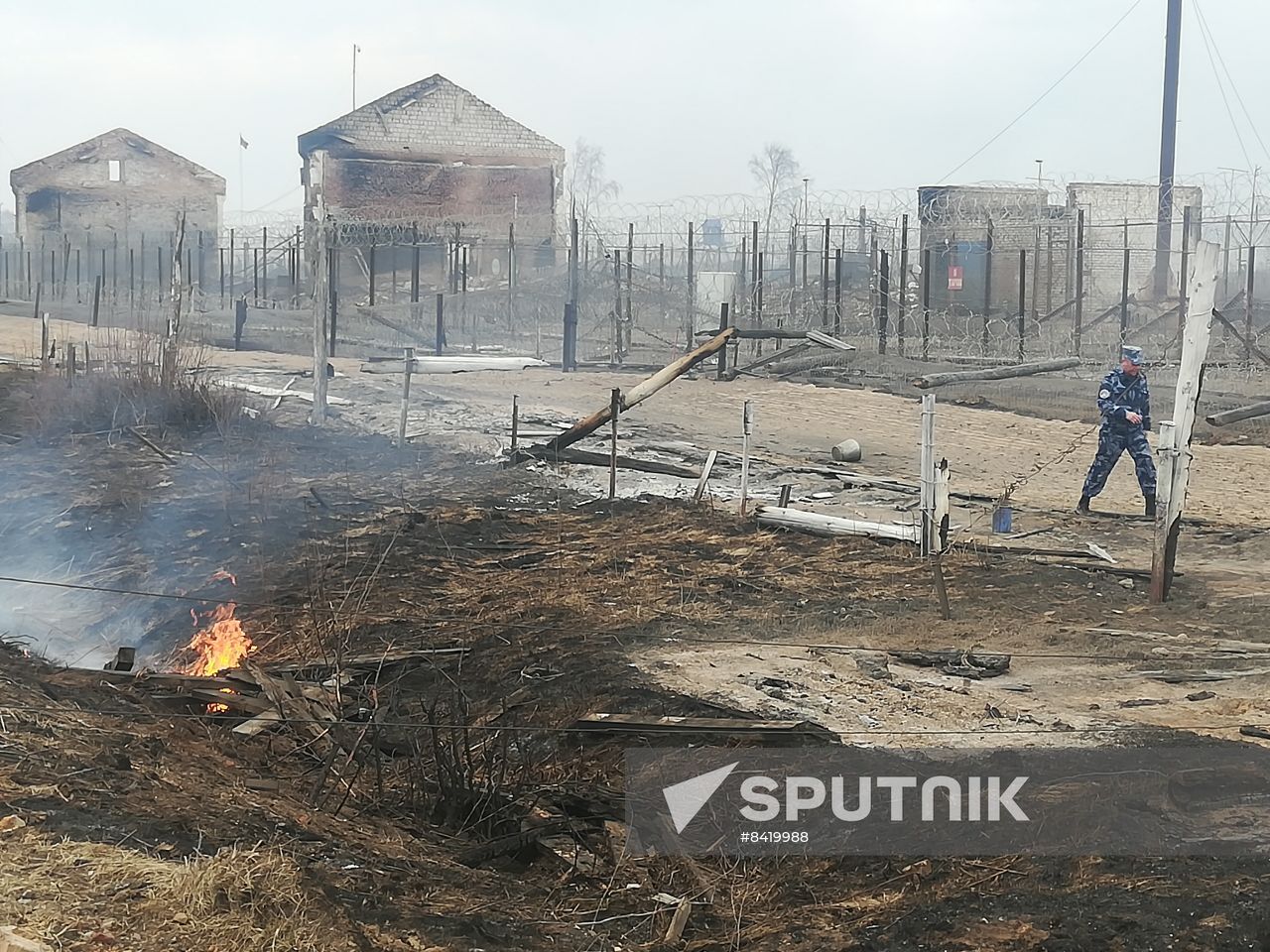 Russia Fire Damage