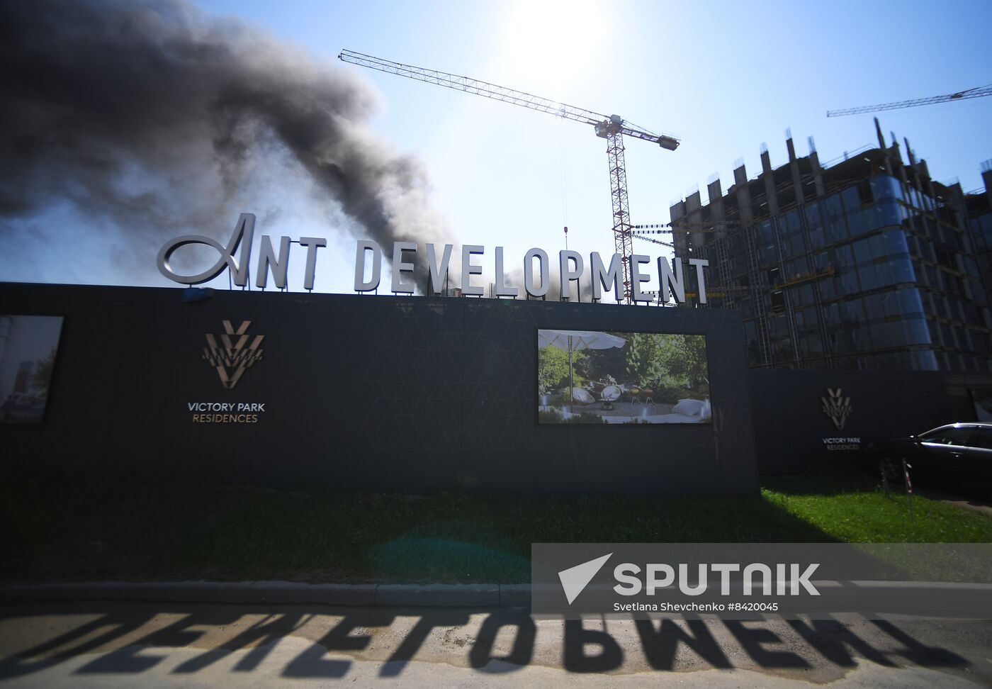Russia Construction Site Fire
