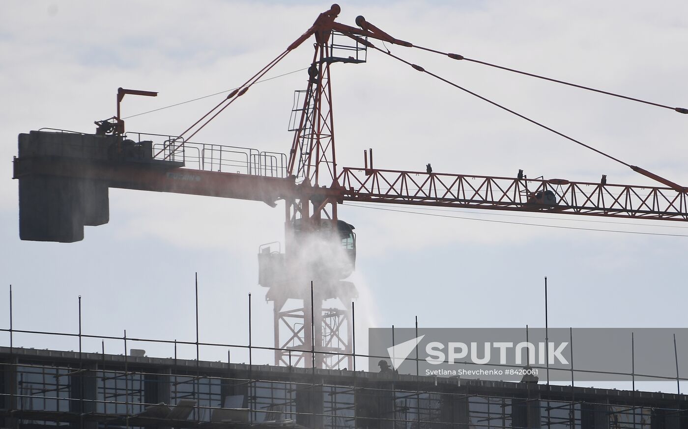 Russia Construction Site Fire