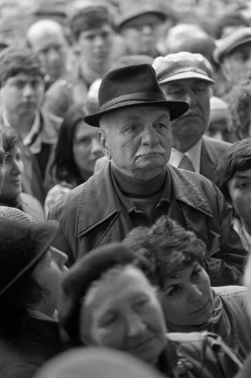 Rally of Gori city residents