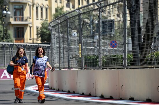 Azerbaijan Motor Sport Formula 1 Preparations