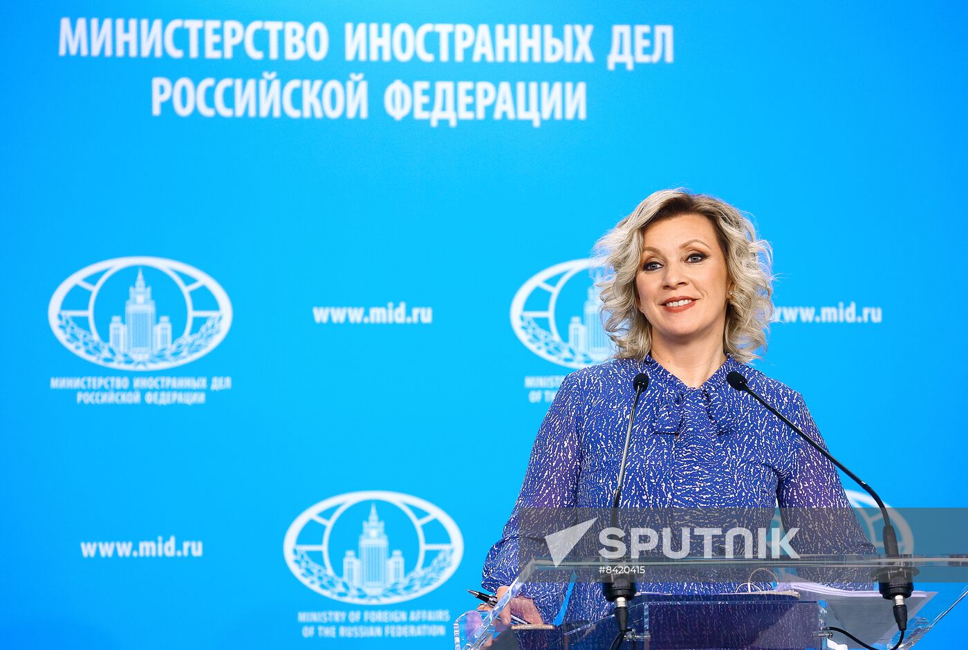 Russia Zakharova Briefing