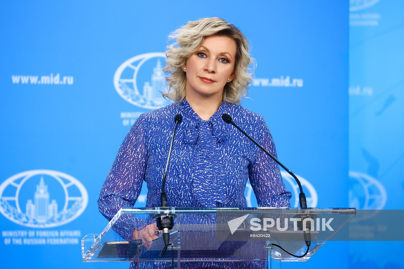 Russia Zakharova Briefing