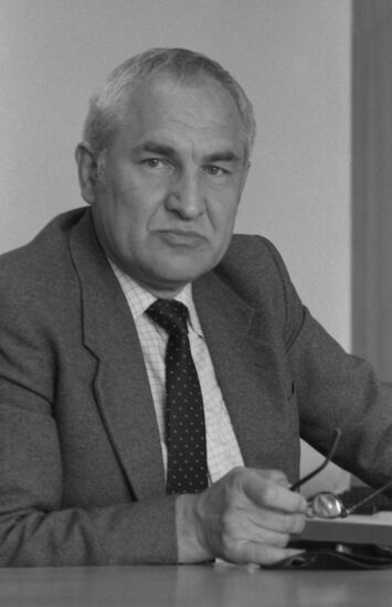 Novosti Press Agency journalist V Bolshakov