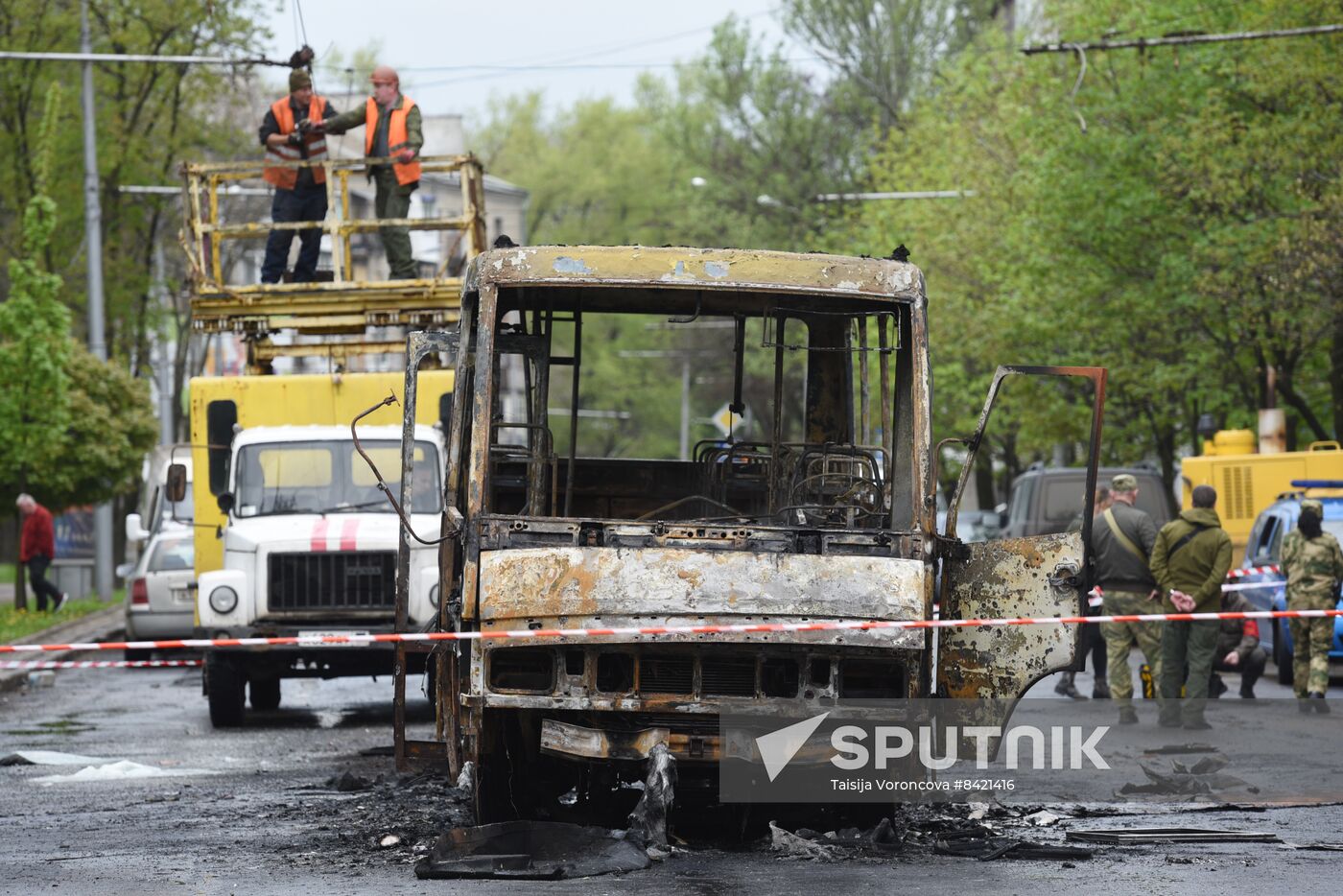 Russia DPR Shelling