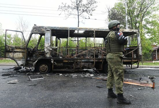Russia DPR Shelling