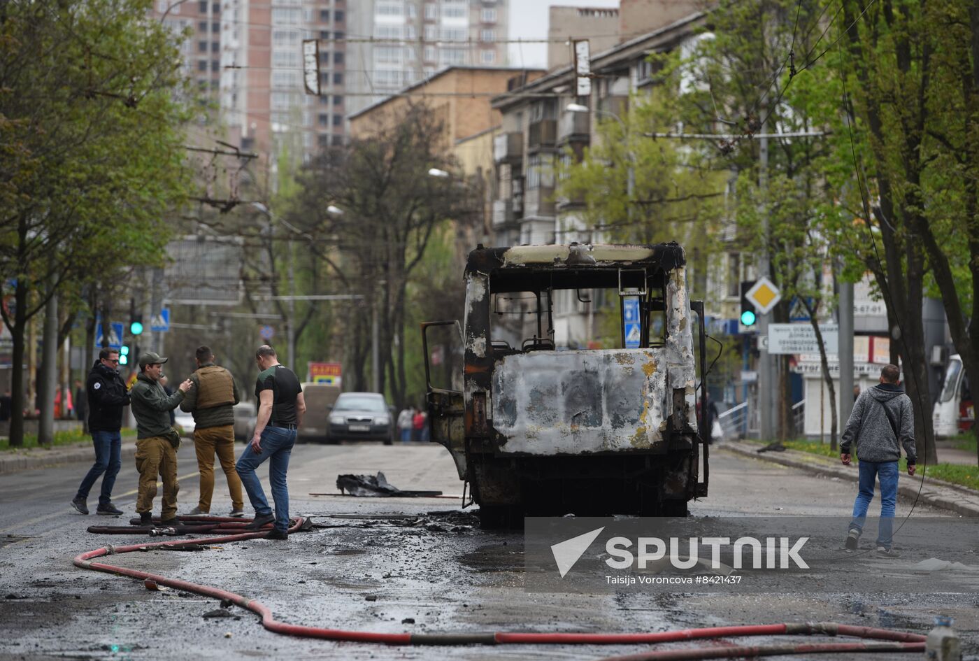 Russia DPR Shelling