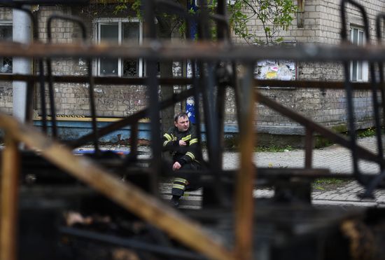 Russia DPR Shelling