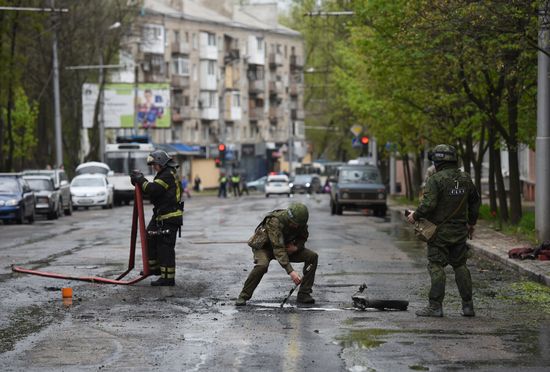 Russia DPR Shelling