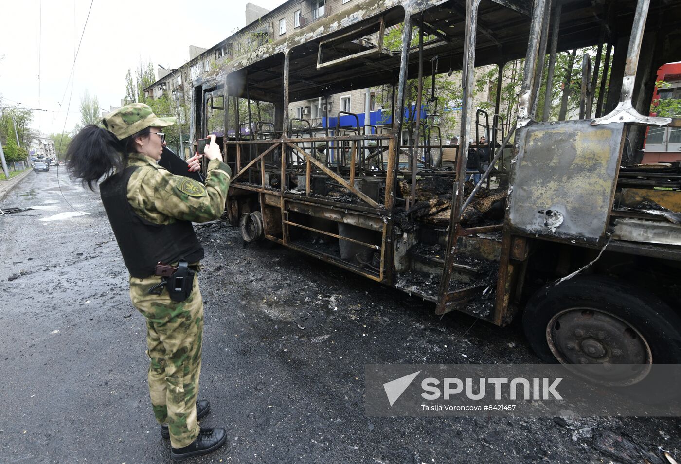 Russia DPR Shelling