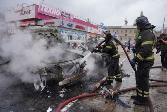 Russia DPR Shelling