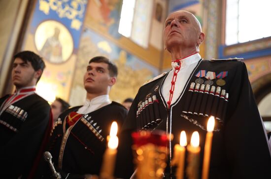 Russia Cossack Prayer Service