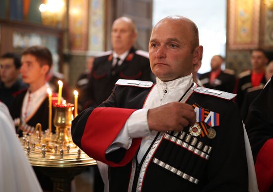 Russia Cossack Prayer Service