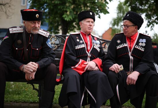 Russia Cossack Prayer Service