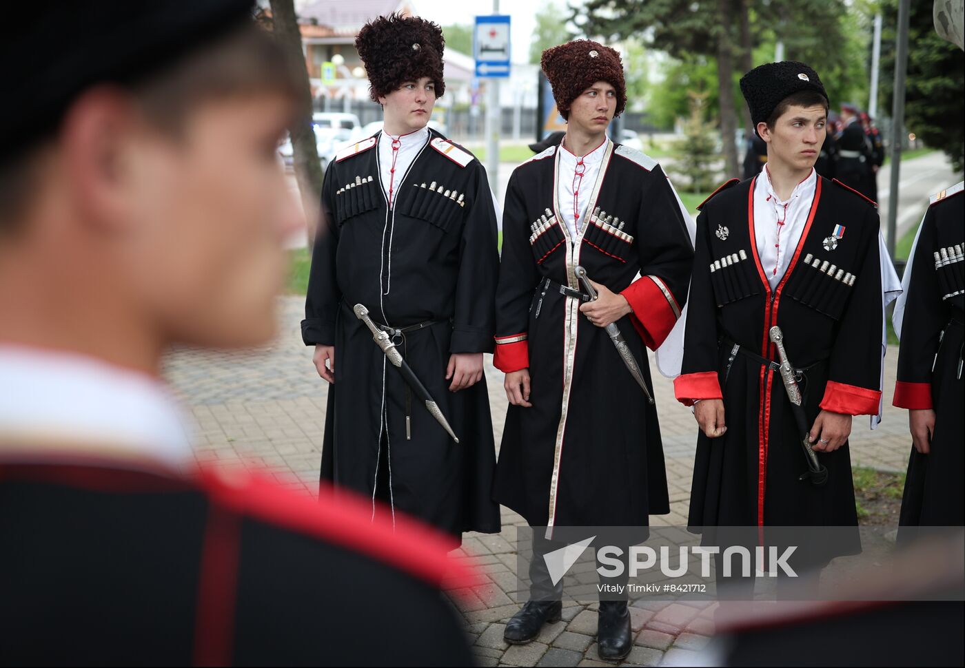 Russia Cossack Prayer Service