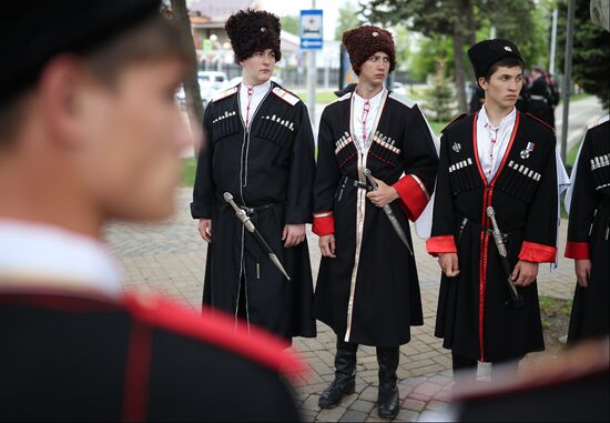 Russia Cossack Prayer Service