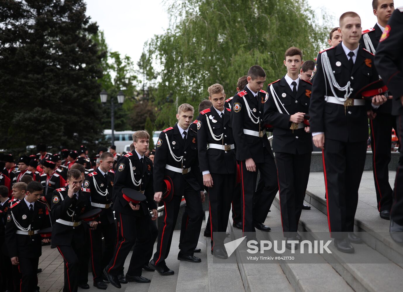 Russia Cossack Prayer Service