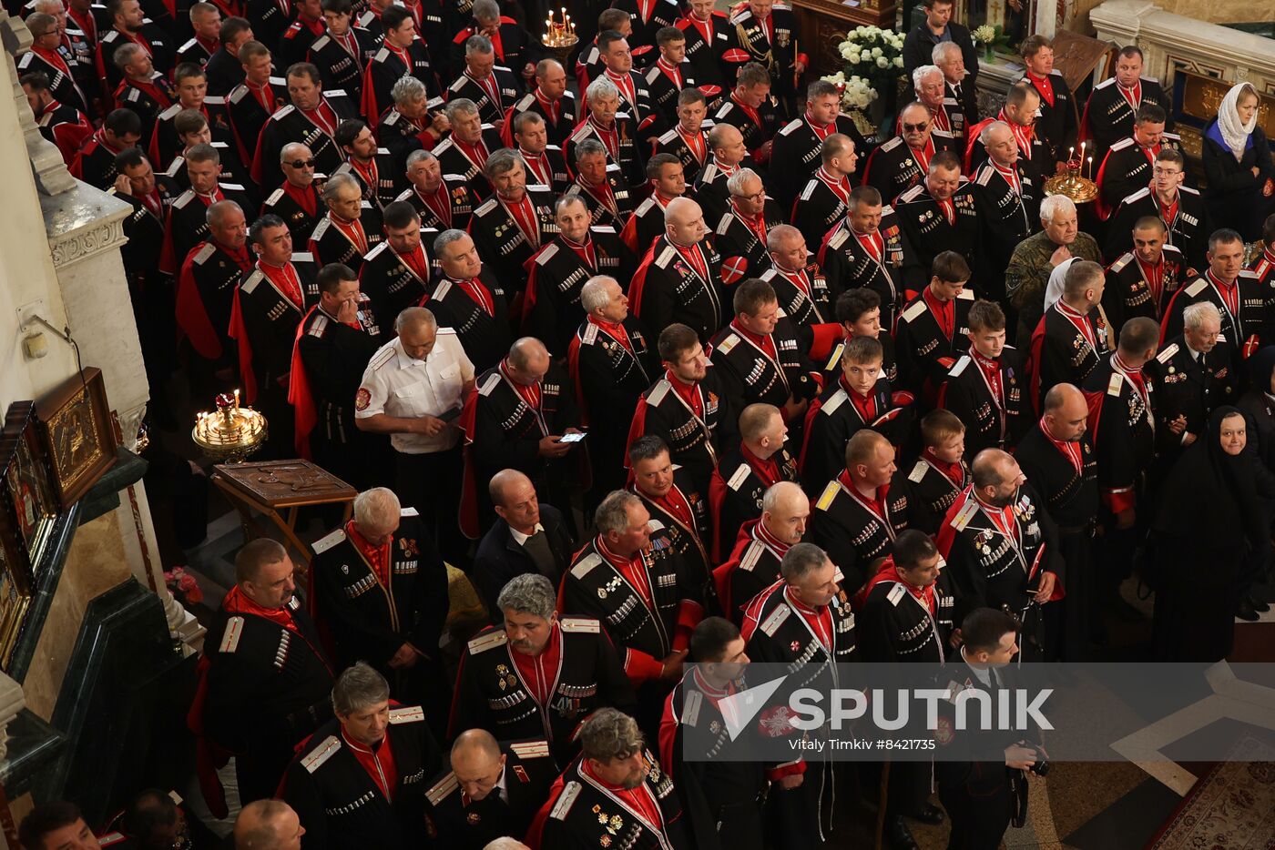 Russia Cossack Prayer Service