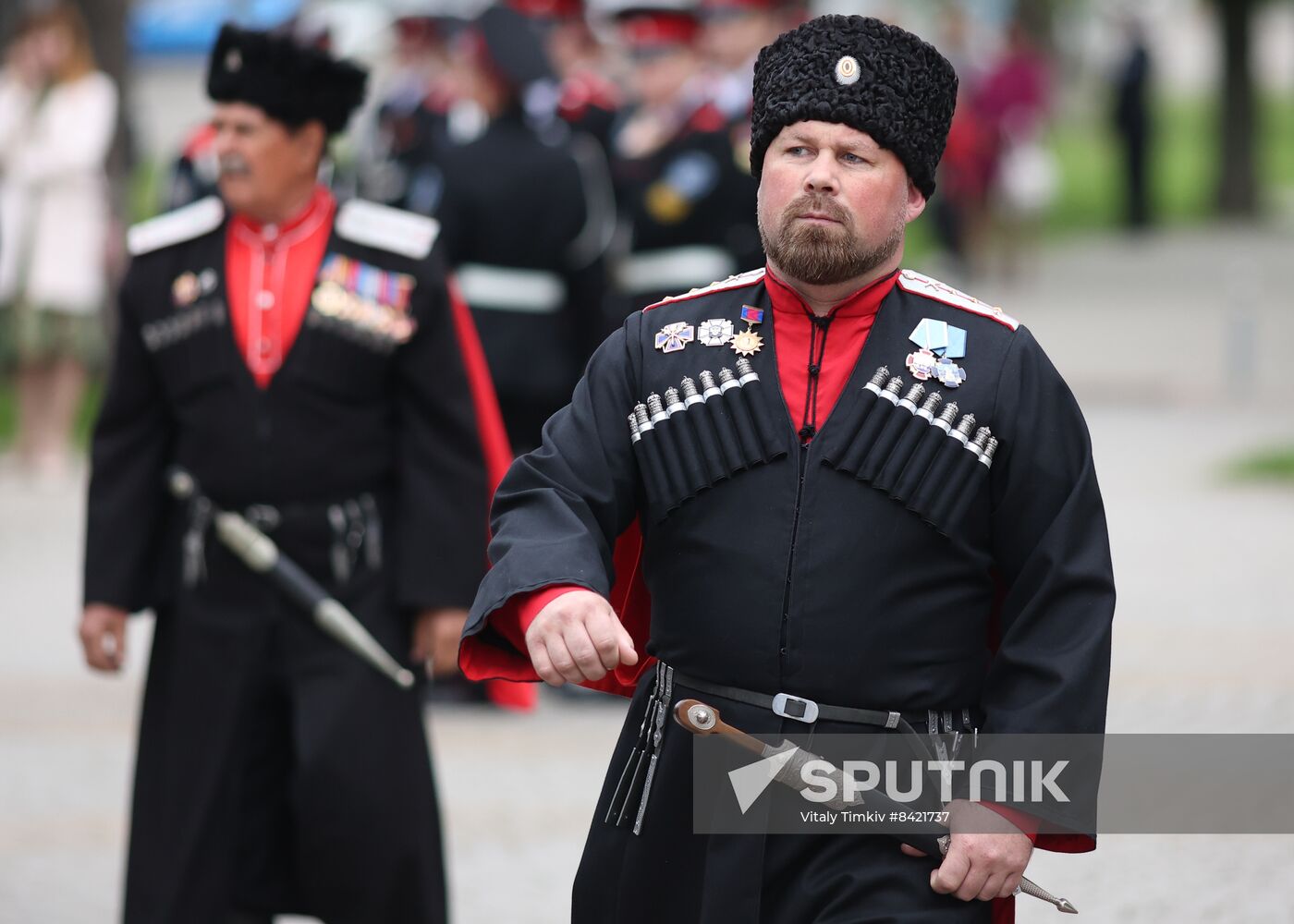 Russia Cossack Prayer Service