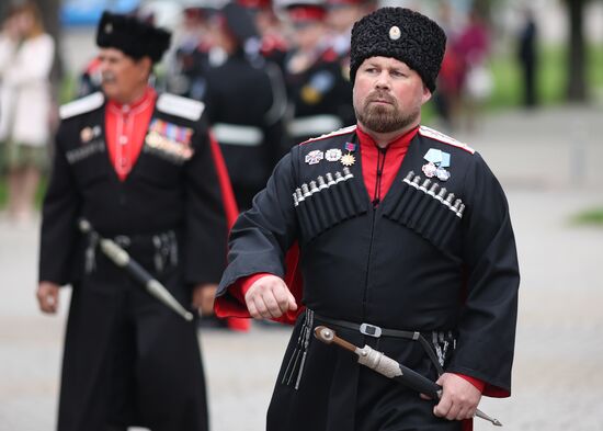 Russia Cossack Prayer Service