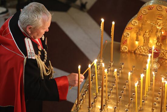 Russia Cossack Prayer Service