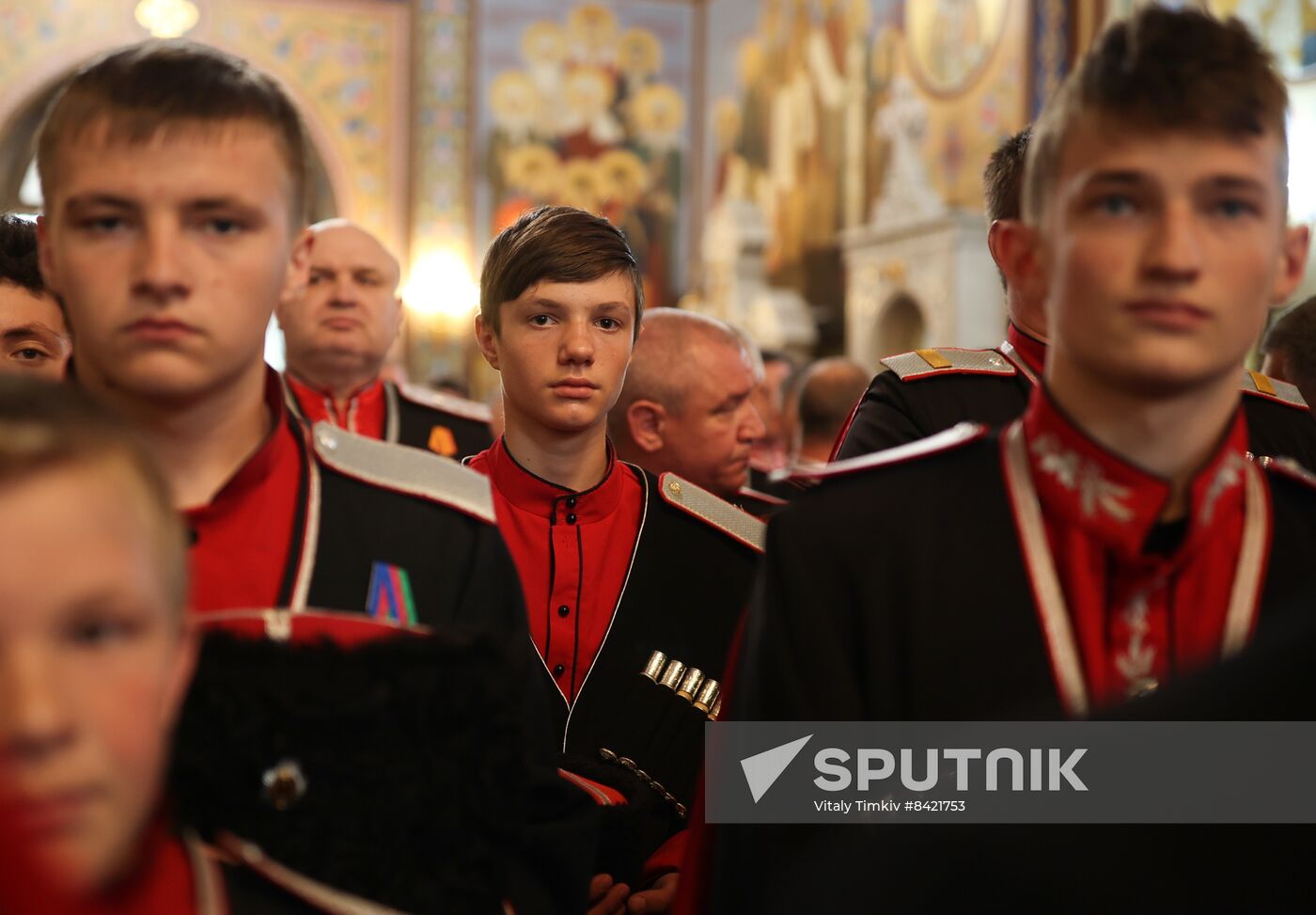 Russia Cossack Prayer Service
