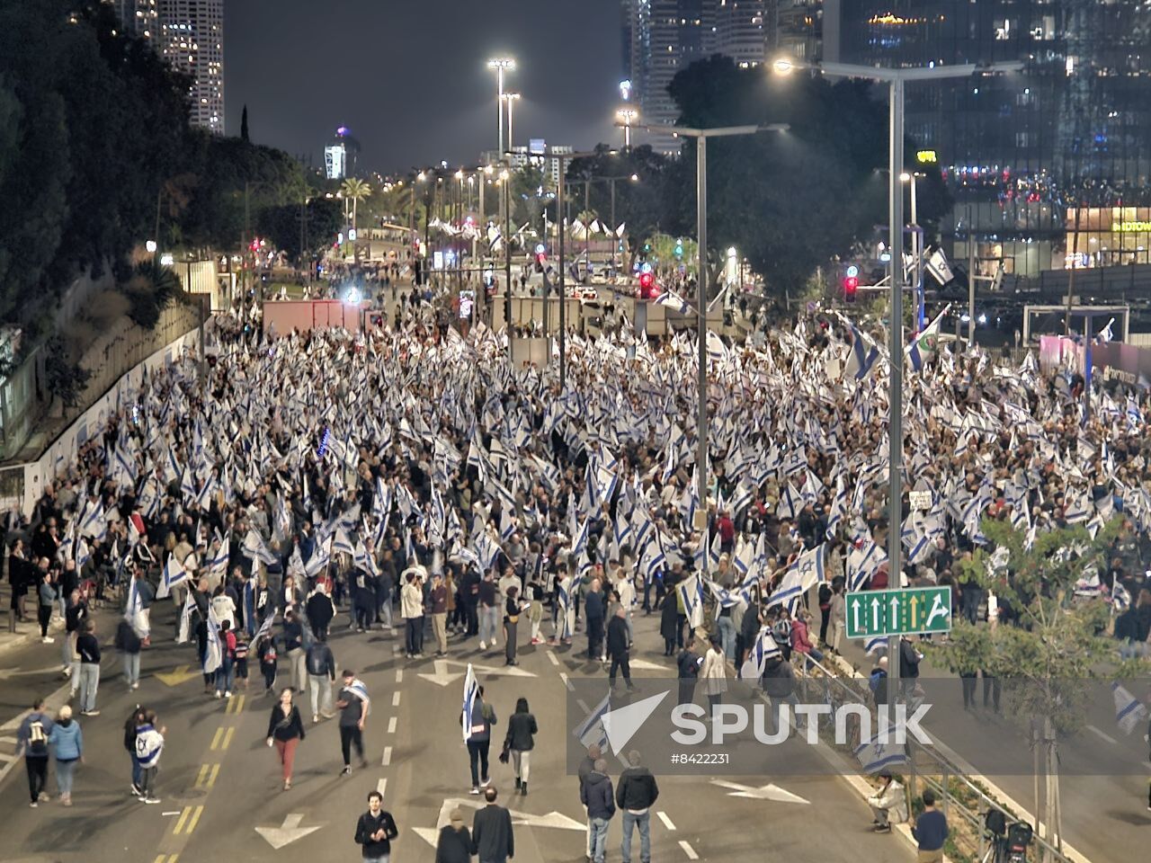 Israel Judicial Overhaul Protest