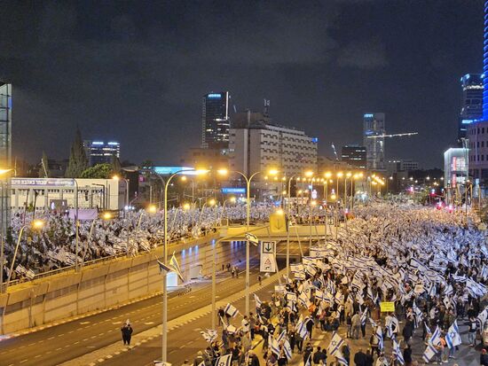 Israel Judicial Overhaul Protest