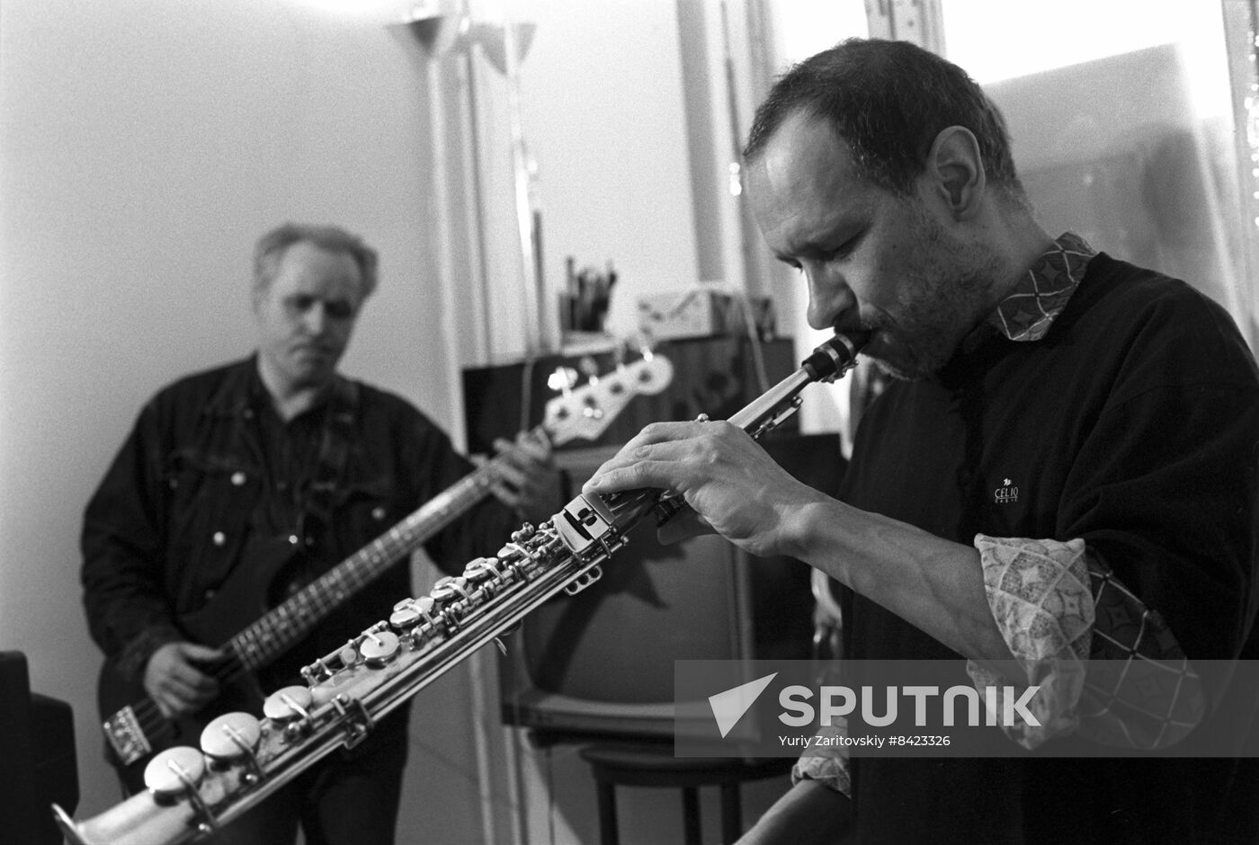Saxophone player Vladimir Chekasin
