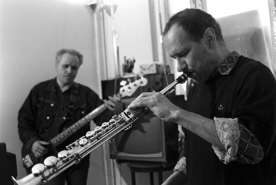 Saxophone player Vladimir Chekasin