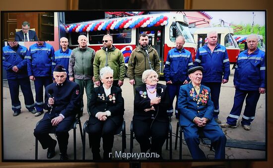 Russia Putin DPR Public Transport