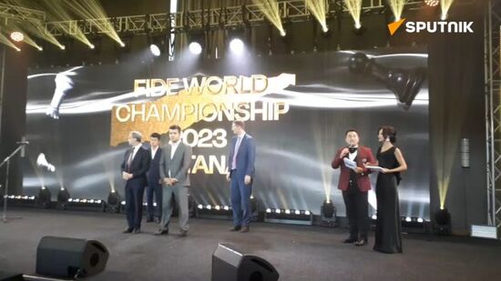 The closing ceremony of the FIDE World Championship in Astana