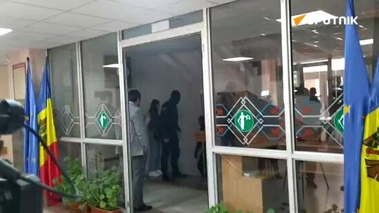 Moldova's Sor party deputy leader Marina Tauber arrives at a Chisinau court