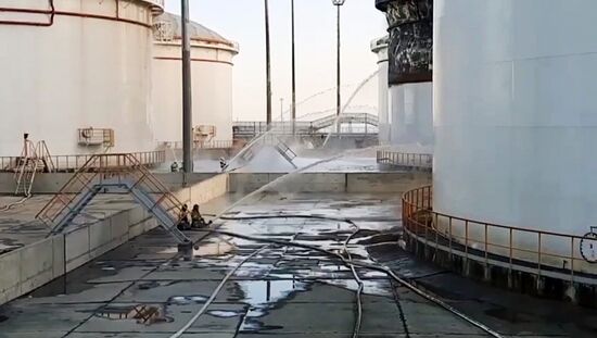 Russia Fuel Depot Fire
